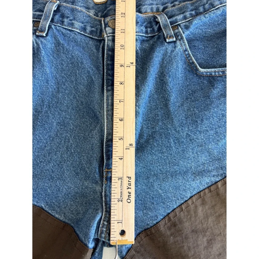 Wrangler ATG Upland Pants Men's 38x30 Denim Jean Rugged Gear Brush Guard Hunting